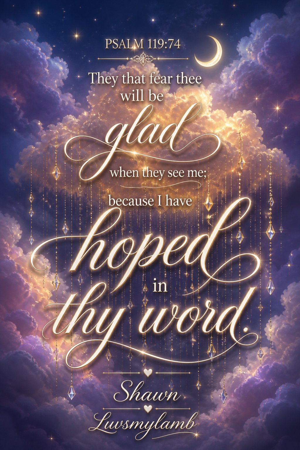 Psalm 119:74 hope scripture tag