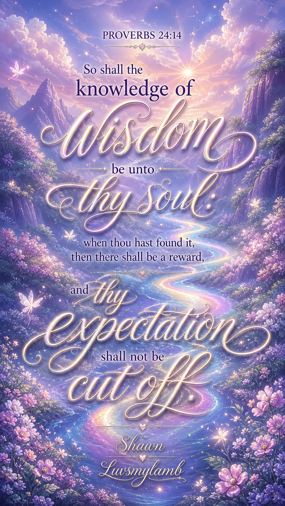 Proverbs 24:14 hope scripture tag