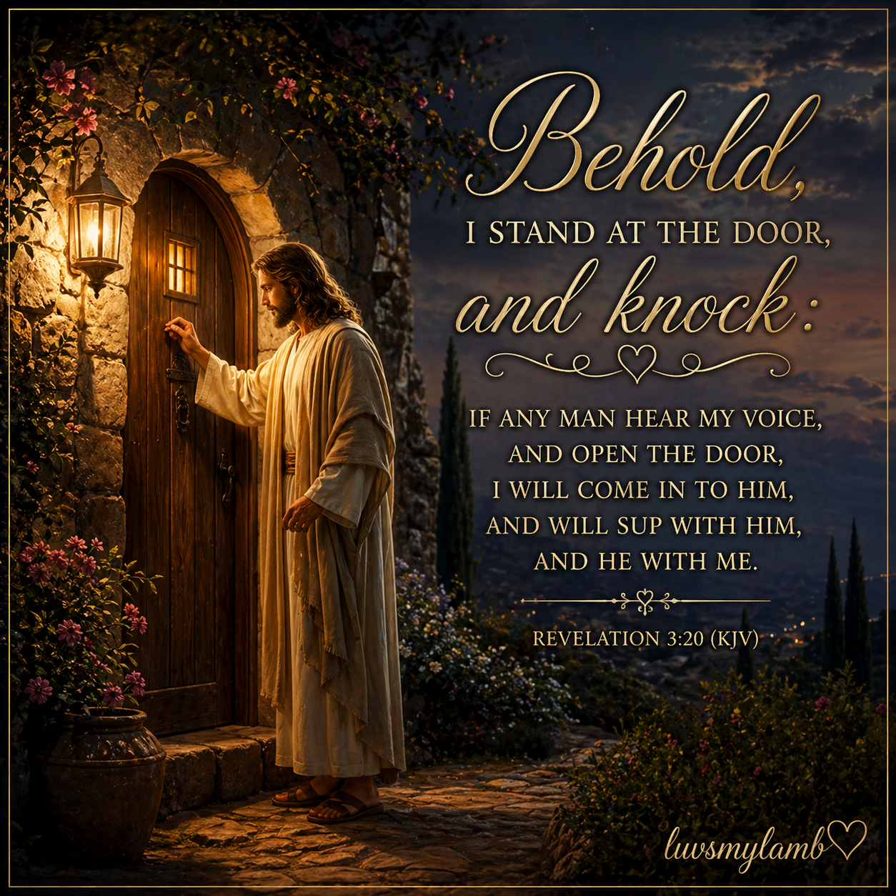 Revelation 1:15 - His voice as many waters