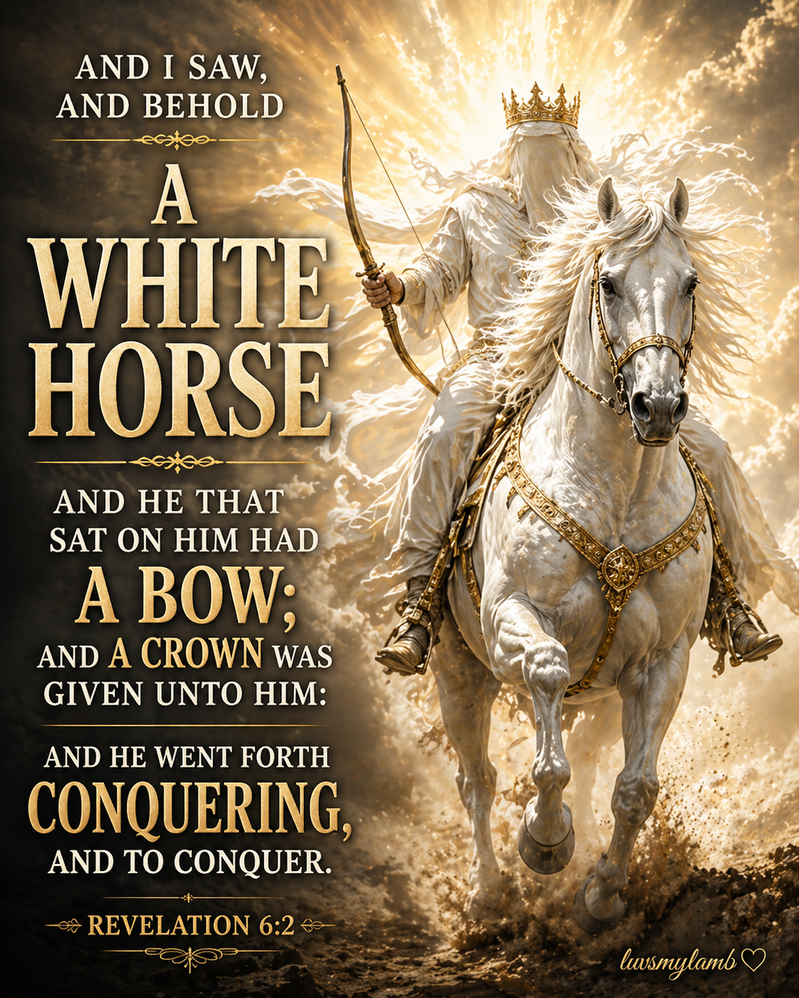 Revelation 6:2 - White horse