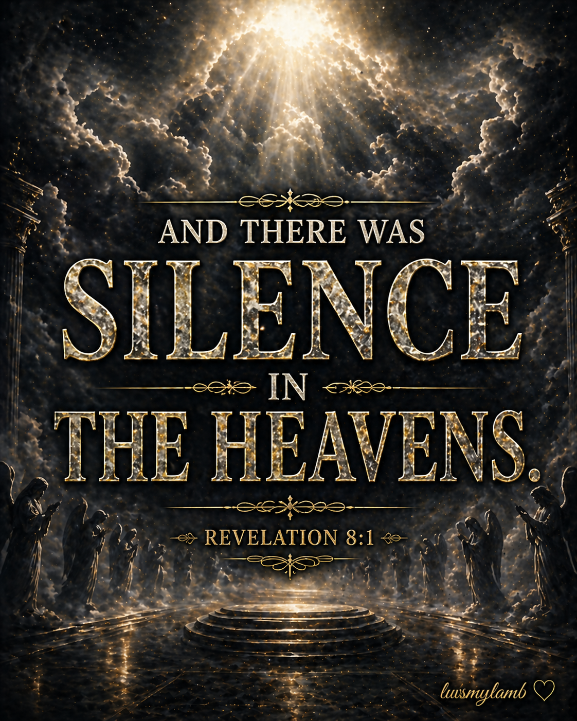 Revelation 8:1 - Silence in heaven