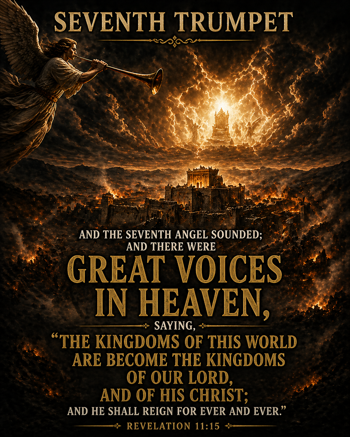 Revelation 11:15 - Seventh trumpet