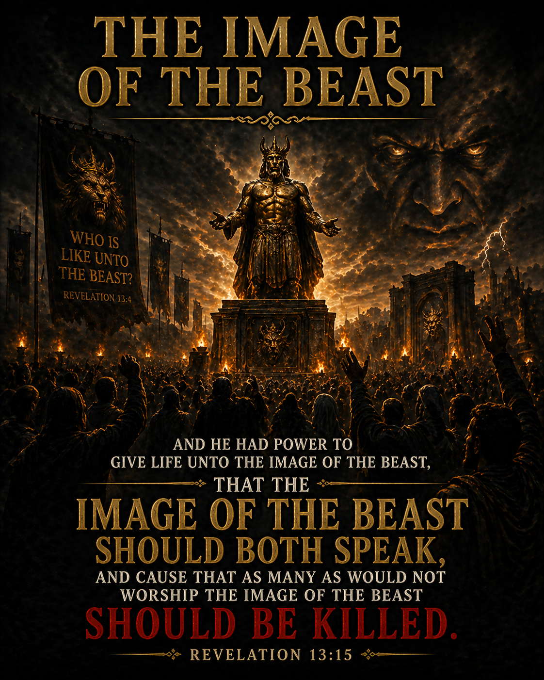 Revelation 13:15 - Image of the beast