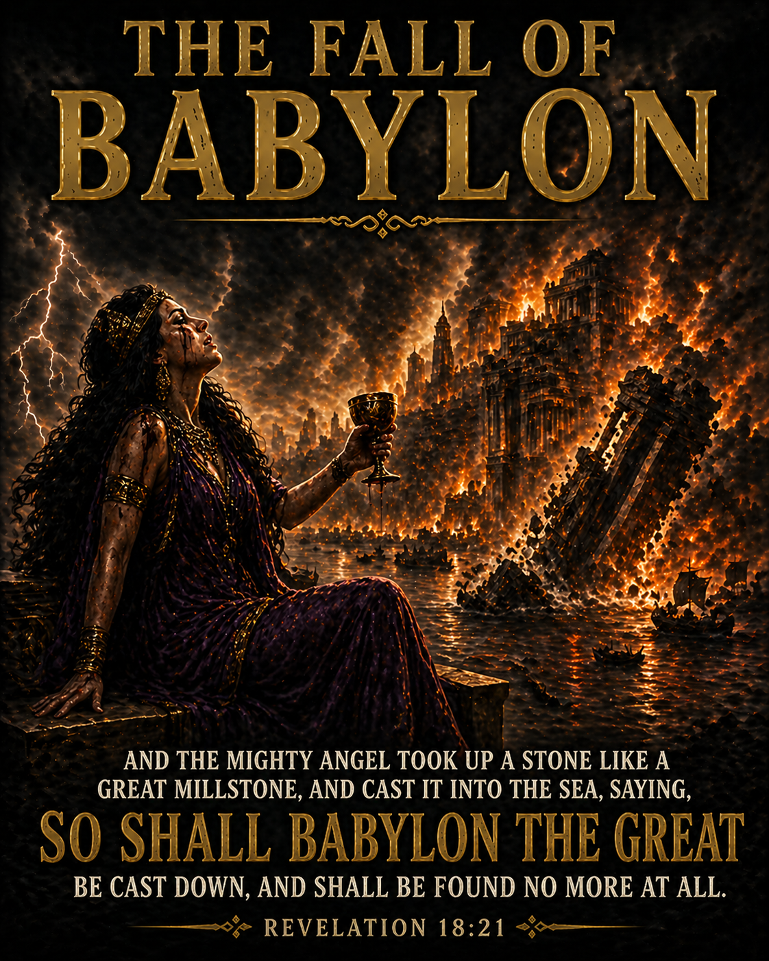 Revelation 18:21 - Fall of Babylon